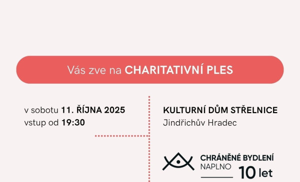 Srdečně Vás zveme na Charitativní ples CSSJH